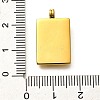 304 Stainless Steel Rhinstone Pendants STAS-M109-14G-01-3