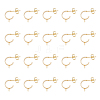 HOBBIESAY® 20Pcs Brass Stud Earring Findings FIND-HY0001-63-1
