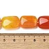 Natural Striped Agate/Banded Agate Beads Strands G-B137-B01-01I-5