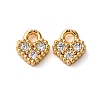 Brass Micro Pave Cubic Zirconia Pendants KK-A274-25G-1