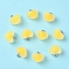 10Pcs Frosted Resin Pendants RESI-YW0004-45D-1