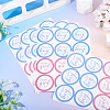 10 Sheets Paper Self Adhesive Stickers STIC-TA0002-07-5