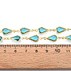 Brass Teardrop Link Chains CHC-N023-09C-G-3