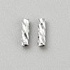 925 Sterling Silver Tube Beads STER-WH0004-060C-P-1