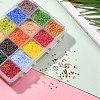 375G 15 Colors 12/0 Grade A Round Glass Seed Beads SEED-JP0011-04-2mm-5