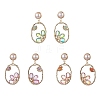 Alloy with Glass Stud Dangle Earring EJEW-TA00527-1