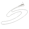 0.8MM Brass Box Chain Adjustable Slider Necklaces KK-H533-09B-P-4