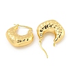 Rack Plating Brass Hoop Earrings EJEW-M247-29G-2