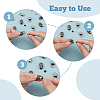 30 Sets 3 Colors Alloy Boot Lace Hooks FIND-DC0005-85-5