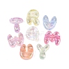 UV Plating Transparent Acrylic Beads OACR-Q204-08-2