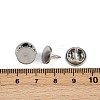 304 Stainless Steel Butterfly Clutches Pin Backs X-STAS-P262-03P-03-3