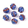Handmade Lampwork Bumpy Beads LAMP-T022-05C-1