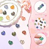 16Pcs 15 Colors Handmade Lampwork Beads LAMP-CJ0002-47-3