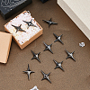 16Pcs Star Alloy Lapel Pins for Backpack Clothes JEWB-FH0002-96B-4