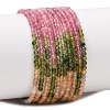 Gradient Color Natural Multicolor Tourmaline Beads Strands G-D110-A02-08-1