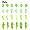 80Pcs 4 Styles Transparent Acrylic Pendants OACR-YW0003-71A-1