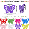 32Pcs Dyed Wood Connector Charms FIND-SC0011-10-2