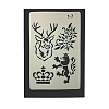Eco-Friendly PET Plastic Hollow Painting Silhouette Stencil DRAW-PW0008-01G-1