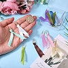 12Pcs Polyester Ribbon Bookmarks AJEW-CA00022-3