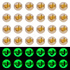 50G Luminous Transparent Acrylic Beads OACR-TAD0001-01J-1