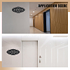 10Pcs PVC Self-adhesive Sign Label Paper DIY-WR0005-30-5