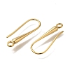 Brass Earring Hooks X-KK-H502-15G-2