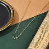 Rack Plating Brass Cable Chain Necklaces NJEW-H049-05G-3