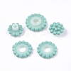 Rubberized Style Acrylic Beads LS-MACR-T022-02B-3