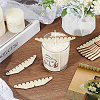 20Pcs Wood Candle Wick Stabilizers WOOD-FG0001-47-4