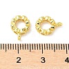 Brass Micro Pave Clear Cubic Zirconia Tube Bails KK-A254-02B-G-2