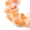 Natural Quartz Dyed Beads Strands G-U023-A02-18-4