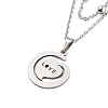 Stainless Steel Pendants Necklaces NJEW-U003-01B-P-1