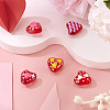 5Pcs Glass Enamel Beads GLAA-TA0003-55-5