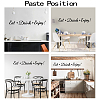 PVC Quotes Wall Sticker DIY-WH0200-072-3