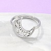 Non-Tarnish 304 Stainless Steel Adjustable Rings RJEW-K245-49P-4