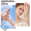 2Pcs 925 Sterling Silver Spring Gate Rings STER-SC0001-40B-5