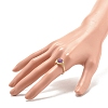 Natural Amethyst Oval Finger Rings RJEW-JR00441-01-3