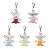 Angel Acrylic Angel Pendant Decorations HJEW-TA00206-1