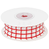 Polyester Plaid Ribbon OCOR-WH20002-28A-7