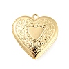 Rack Plating Brass Locket Pendants KK-M263-02B-G-1