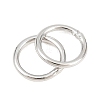 Brass Closed Jump Rings KK-D257-01P-05-2