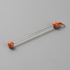 Iron Bar Beadable Keychain for Jewelry Making DIY Crafts IFIN-SZC0005-01A-12-2