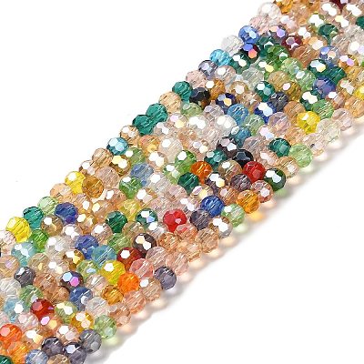 Transparent Glass Beads EGLA-A035-T4mm-HB01-1