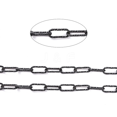 304 Stainless Steel Paperclip Chains CHS-A007-01B-1