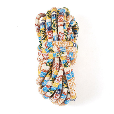 5M Ethnic Style Nylon Braided Round Cords OCOR-TA0003-21E-1