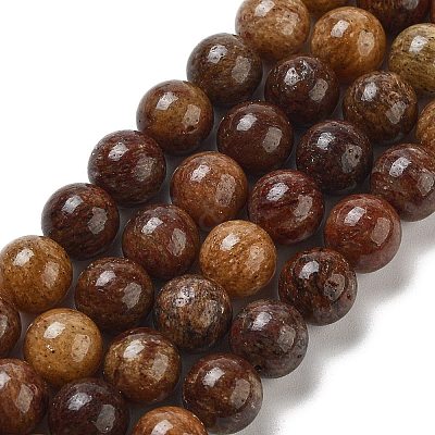 Natural Gemstone Beads Strands G-H045-A01-8MM-1