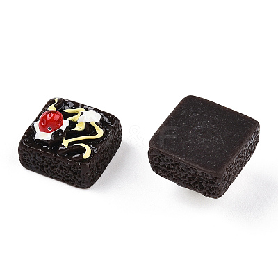 Square Cake Resin Decoden Cabochons LS-CRES-R183-21B-1