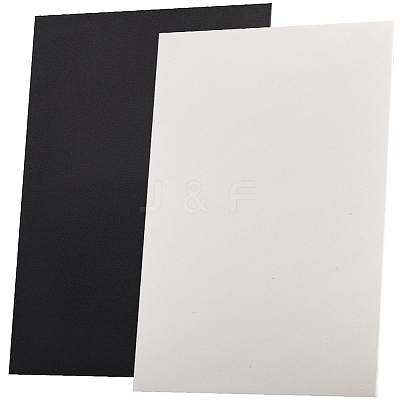 12Pcs 2 Colors 3D Embroidery Eva Puffy Foam Sheets AJEW-CY0001-02-1