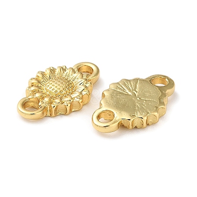 Rack Plating Brass Connector Charms KK-K346-17G-1