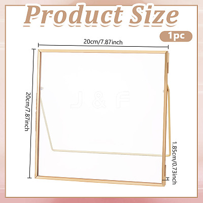 Brass Photo Frames AJEW-WH0816-133G-A-1
